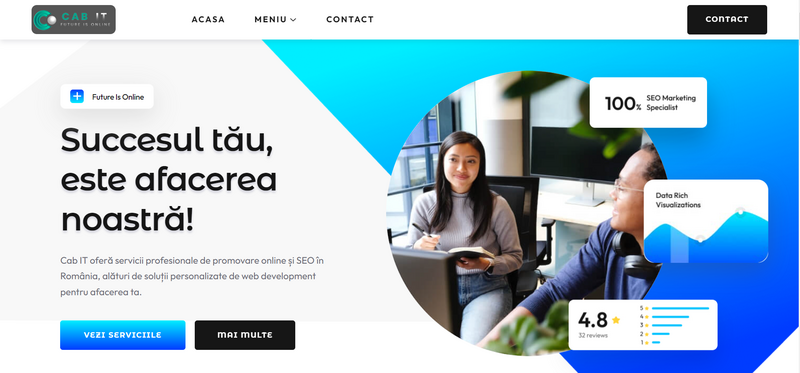 Creare site, promovare Google, promovare site, mentenanta site